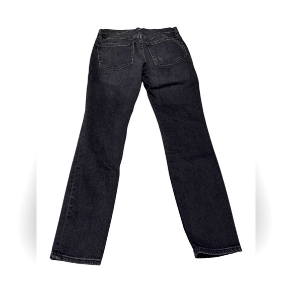 J. Crew Denim 9” Toothpick Black Goth Jeans Size 24P - Picture 2 of 4